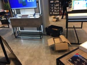 Professional shop floor cleaning