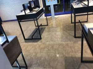 Professional shop floor cleaning