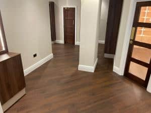 Professional interior fit-out cleaning project