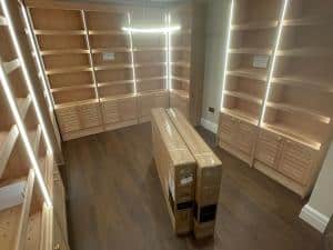 Professional interior fit-out cleaning project