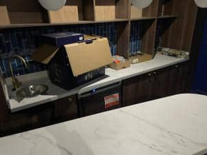 Professional interior fit-out cleaning project