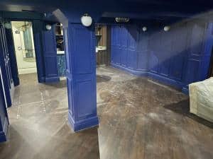 Professional interior fit-out cleaning project